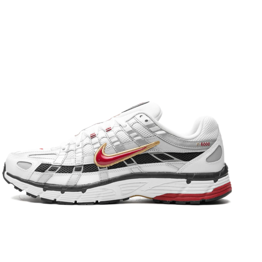 Nike P-6000 Platinum Varsity Red