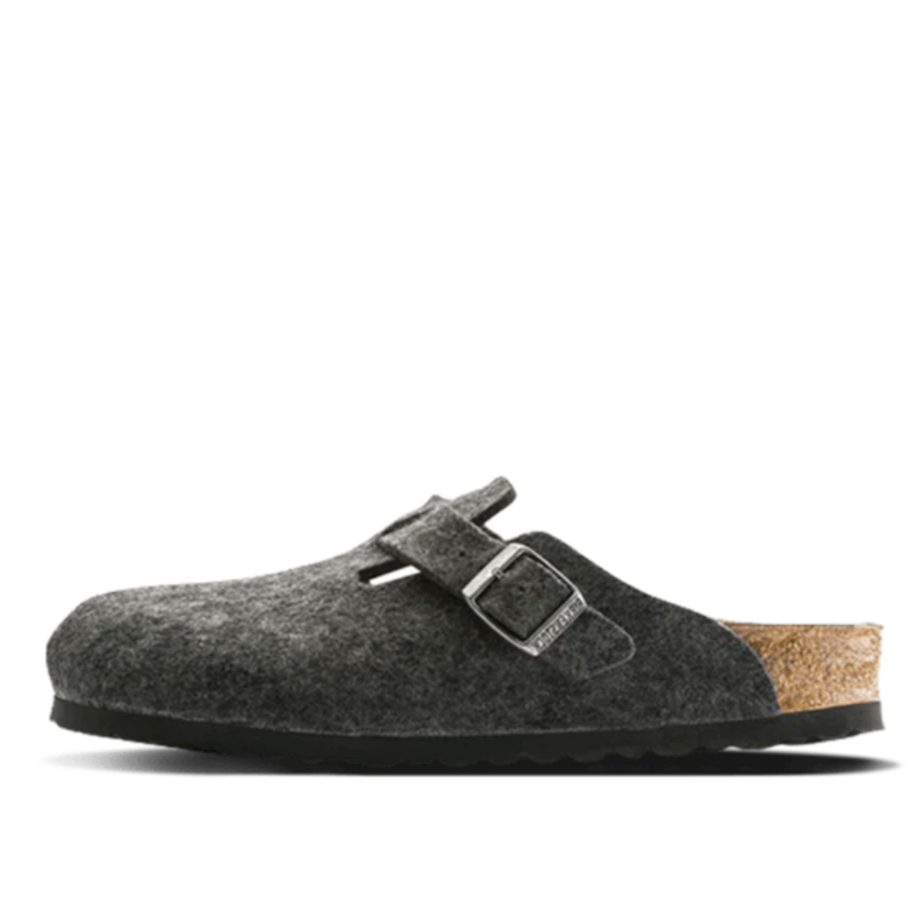 Birkenstock Boston Wool Felt Anthracite
